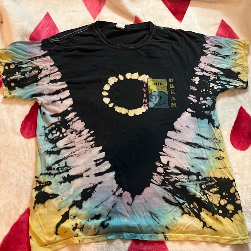 small fashion nova tie die tee